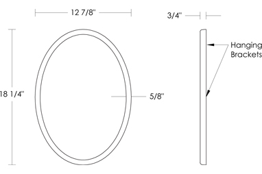 Oval Mirror
